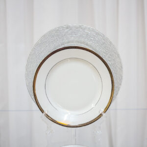 charger and plate set rental