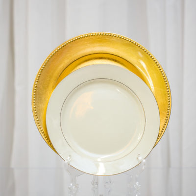 charger and plate set rental