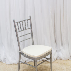 silver chiavari chairs for rental for weddings and events
